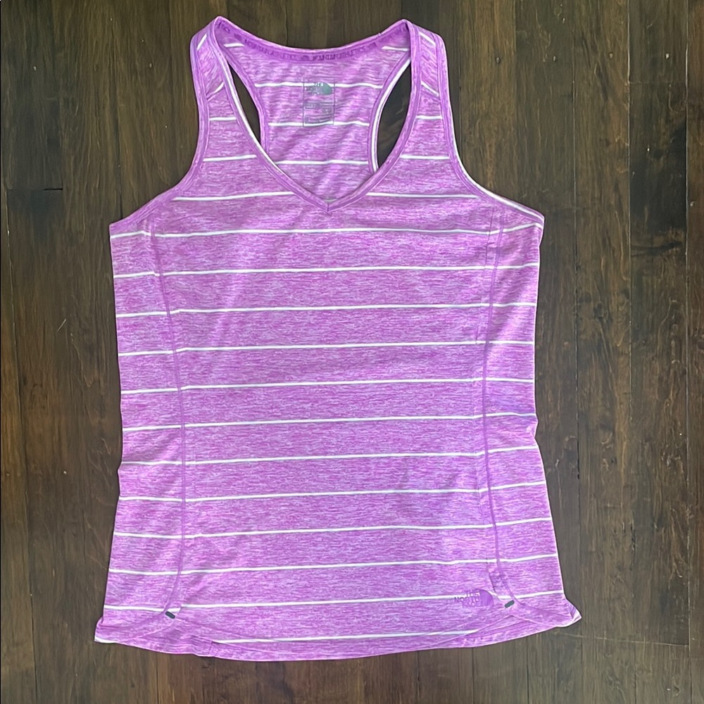 The North Face Striped Sleeveless Tank Top